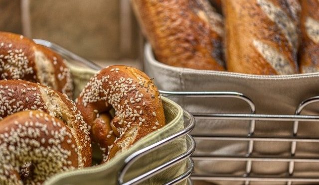 Pretzels Bread Roll Baked Fresh