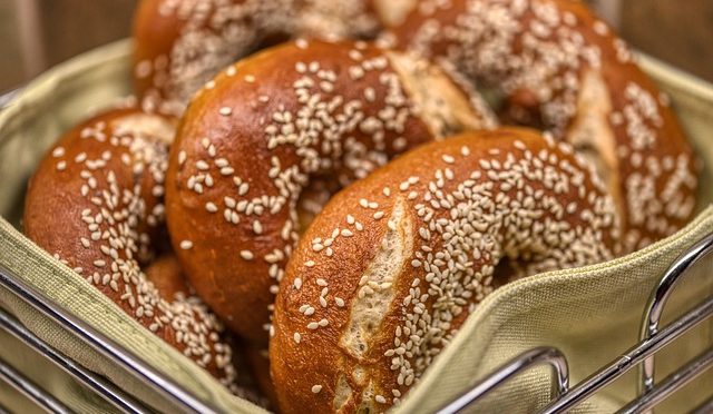 Pretzels Bread Roll Baked Fresh